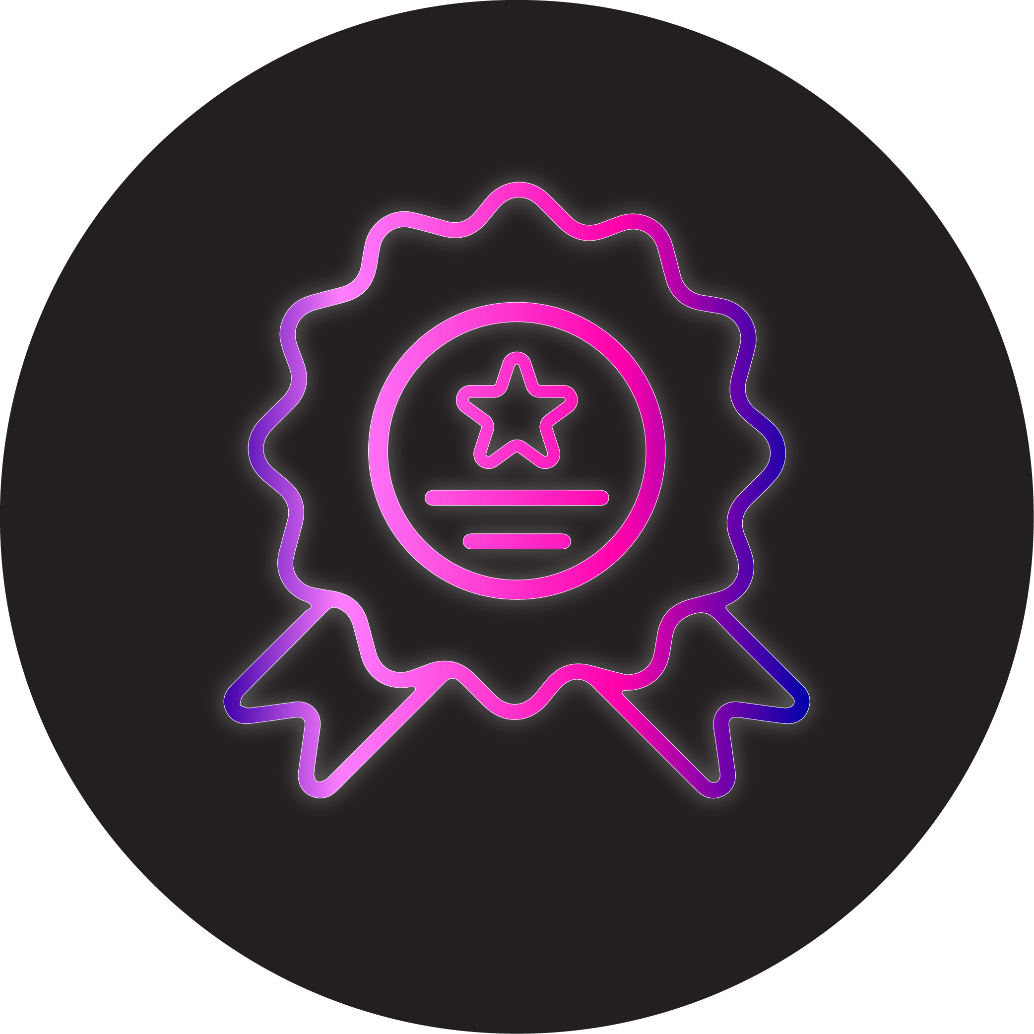 Service Icons (Brand building & communications) Neon