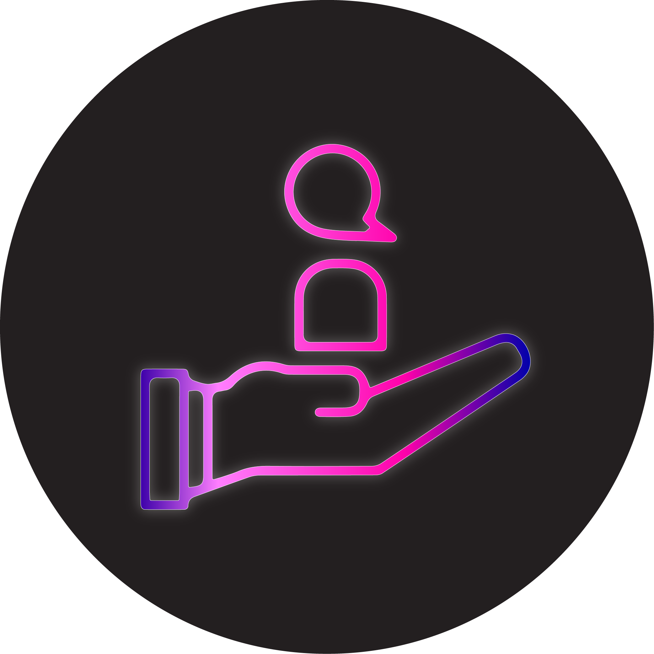 Service Icons (Consumer Communication Campaigns) Neon